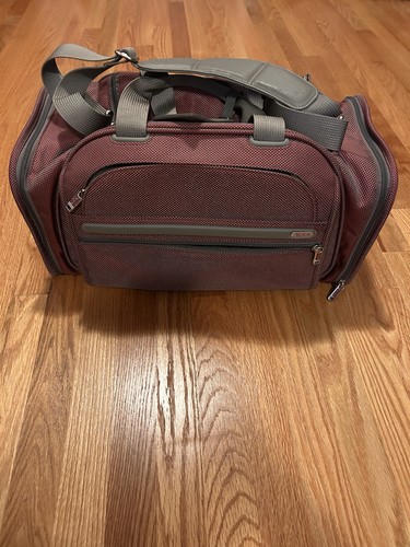 Tumi red gray nylon - tumi,